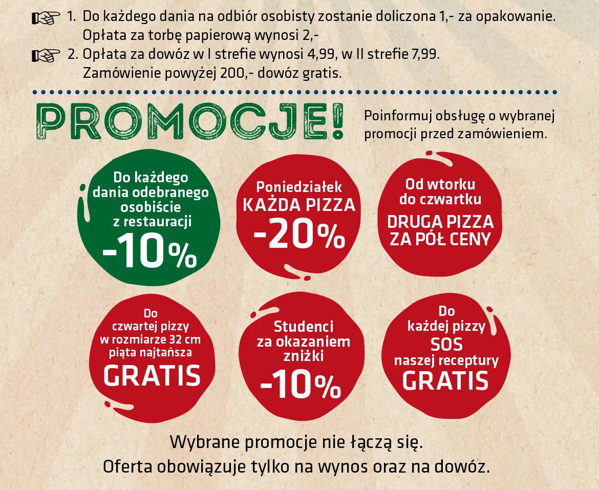 Aktualne promocje w Vegaspizza